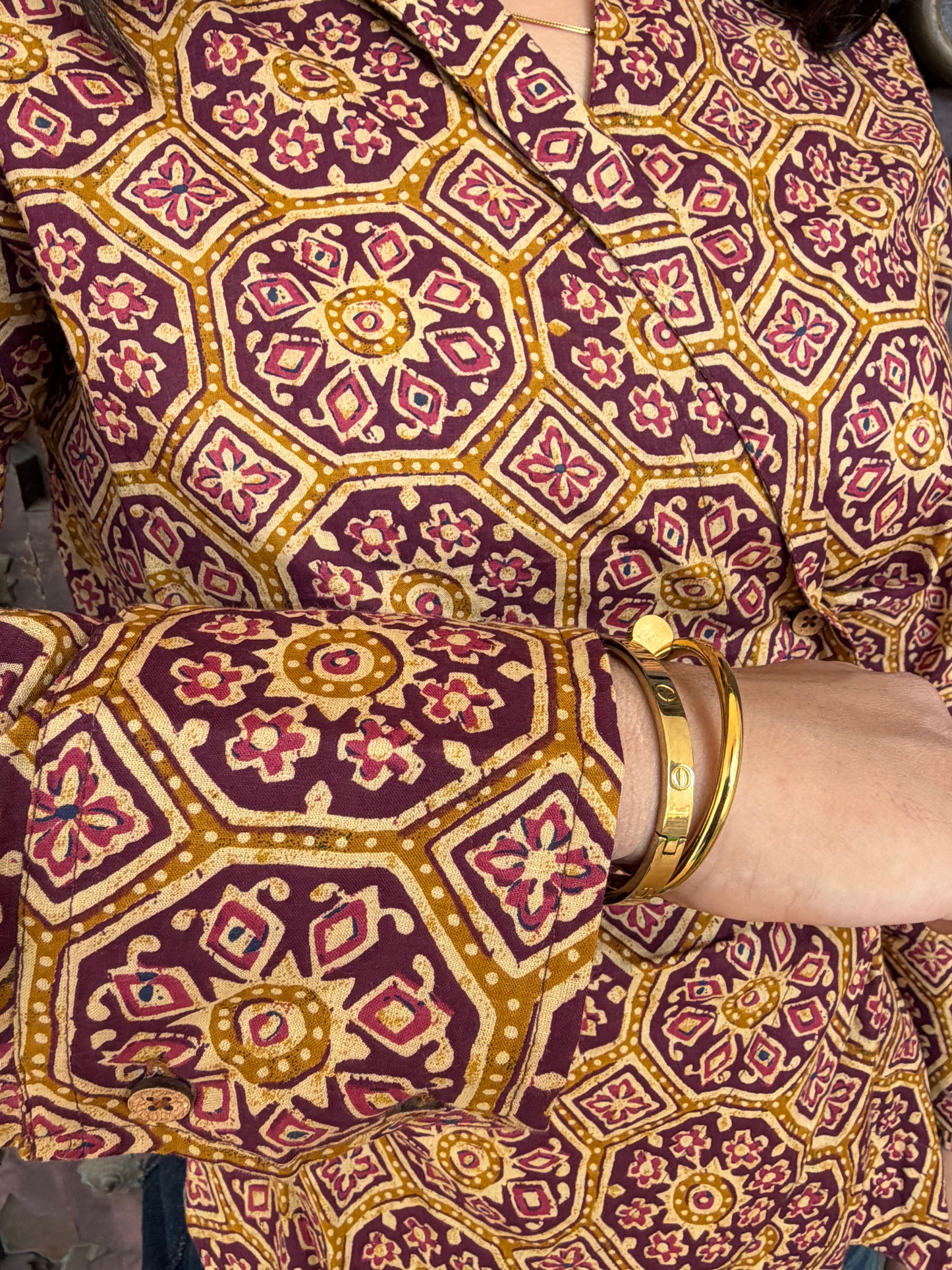 Zariqa anrakha cotton shirt