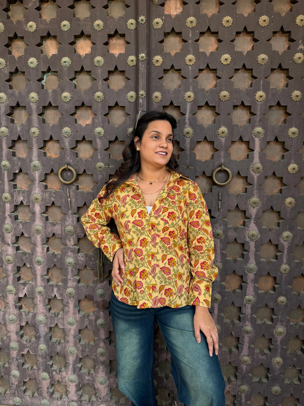 mehfil cotton shirt
