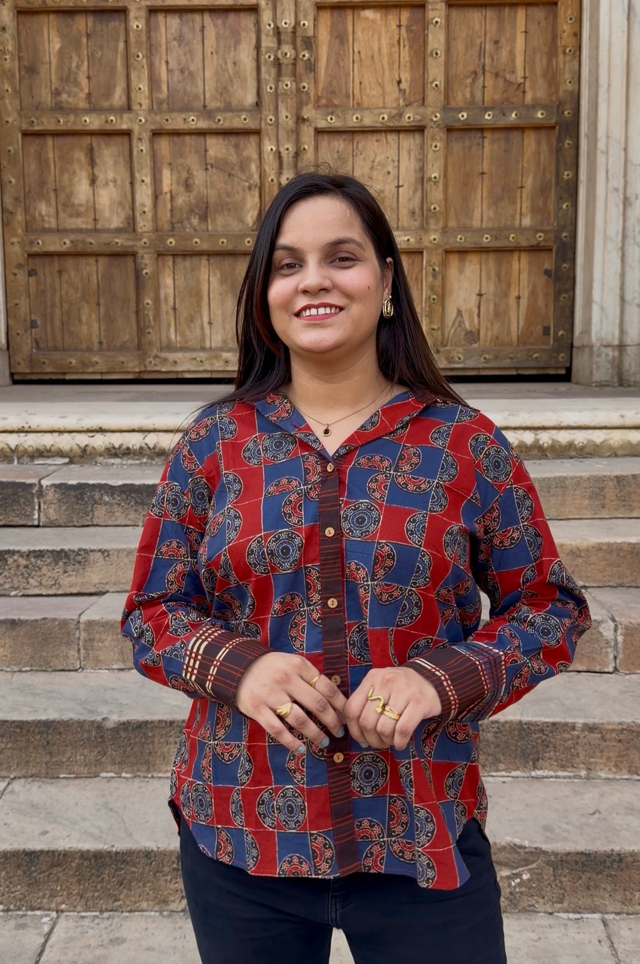Mehfil Check Cotton Shirt