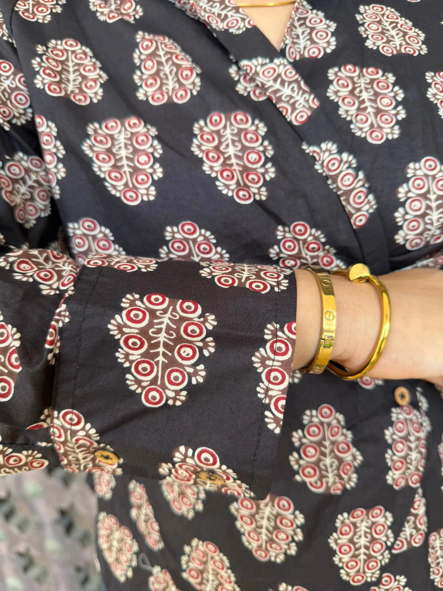 Kashni anrakha cotton shirt