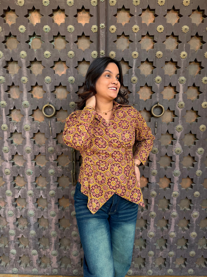 Zariqa anrakha cotton shirt