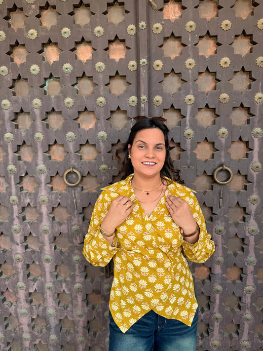 Sunehri anrakha cotton shirt