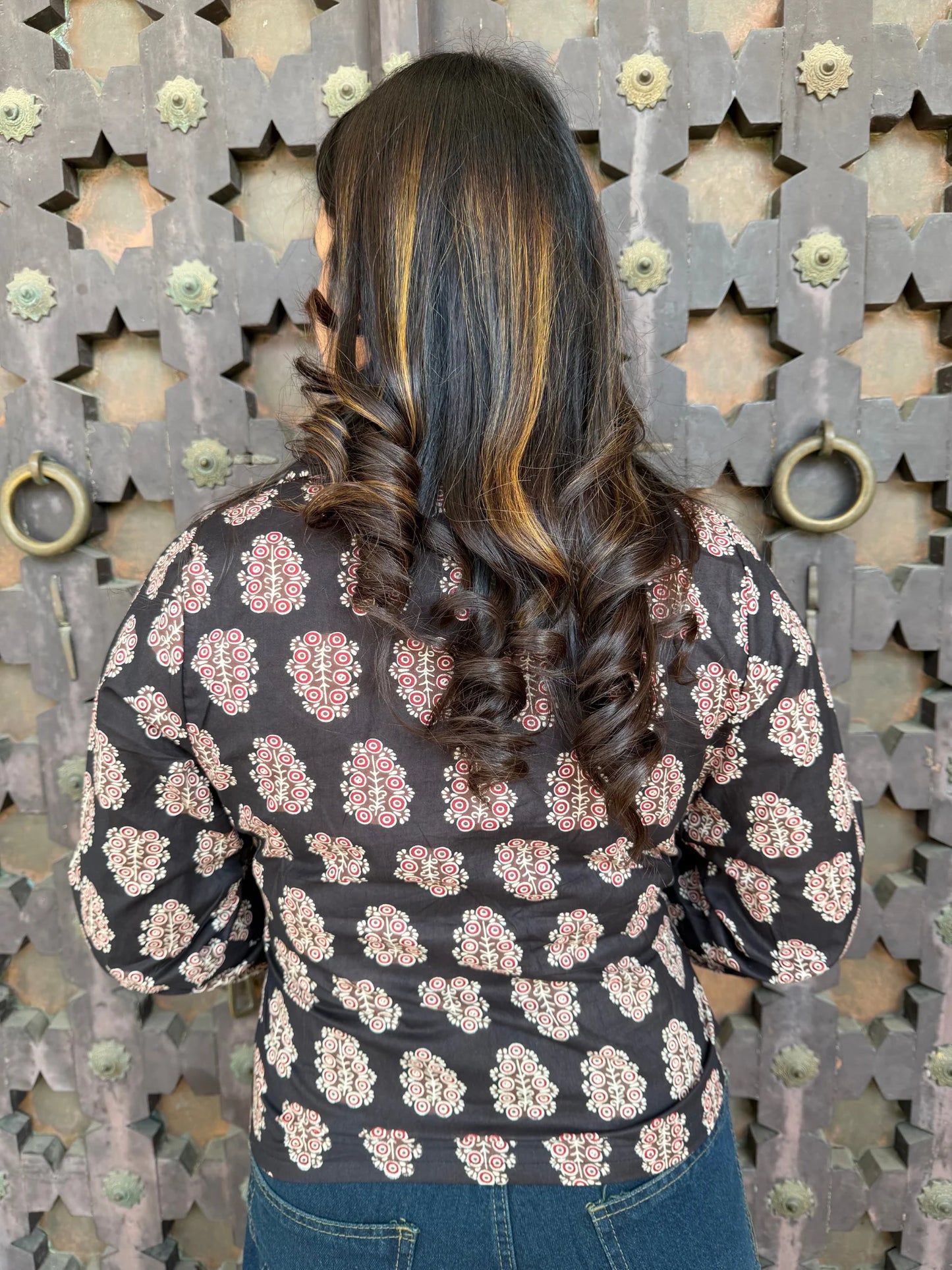 Kashni anrakha cotton shirt