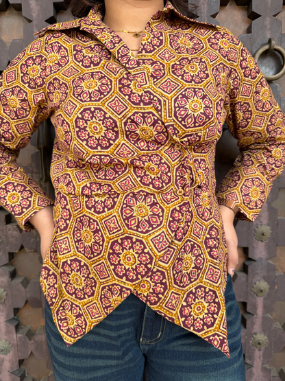 Zariqa anrakha cotton shirt