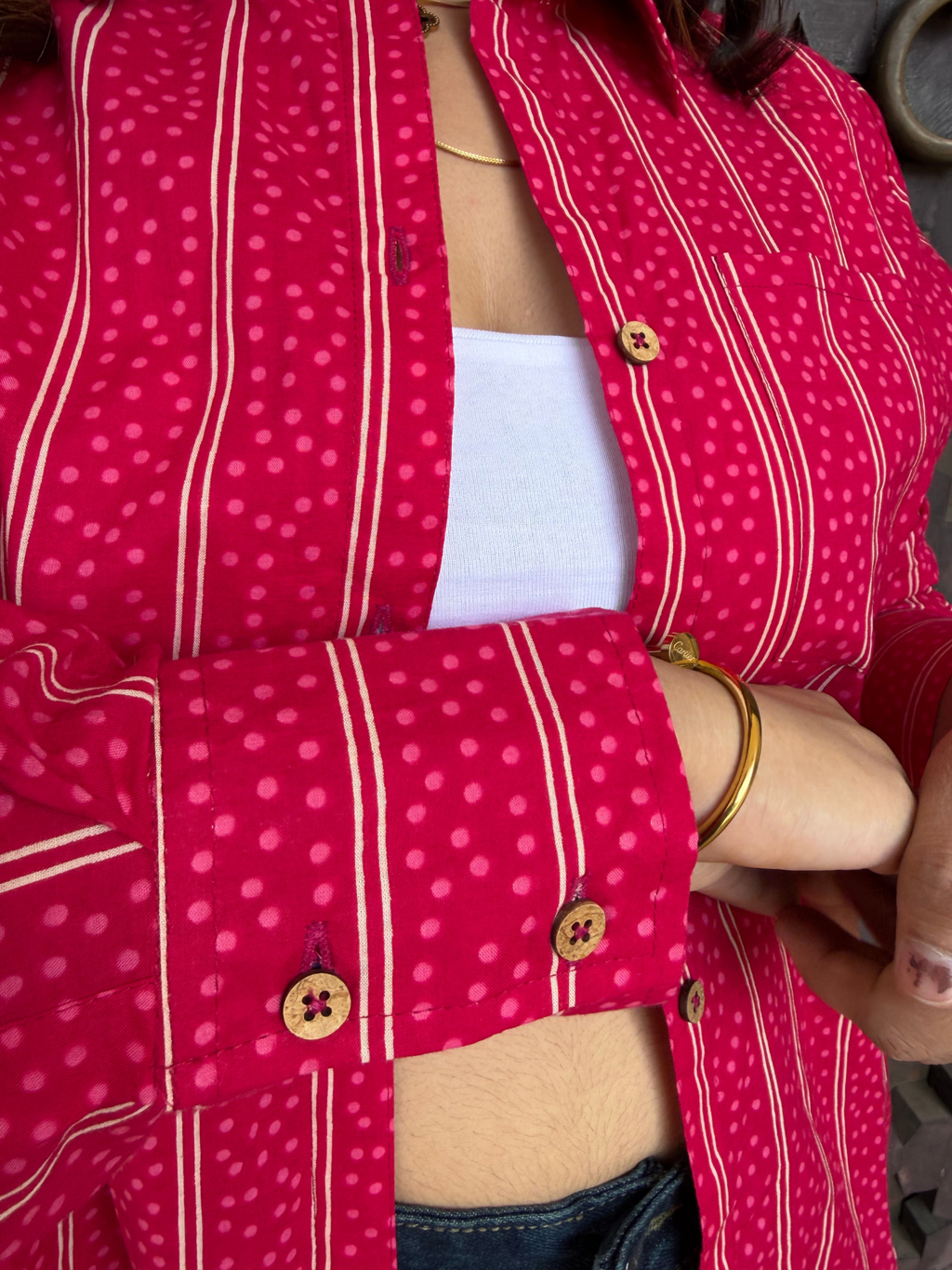 Pink Cotton Shirt