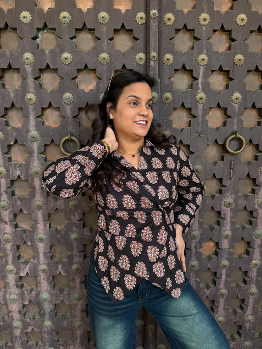 Kashni anrakha cotton shirt