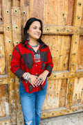 Desi Dots Oversized Cotton Shirt