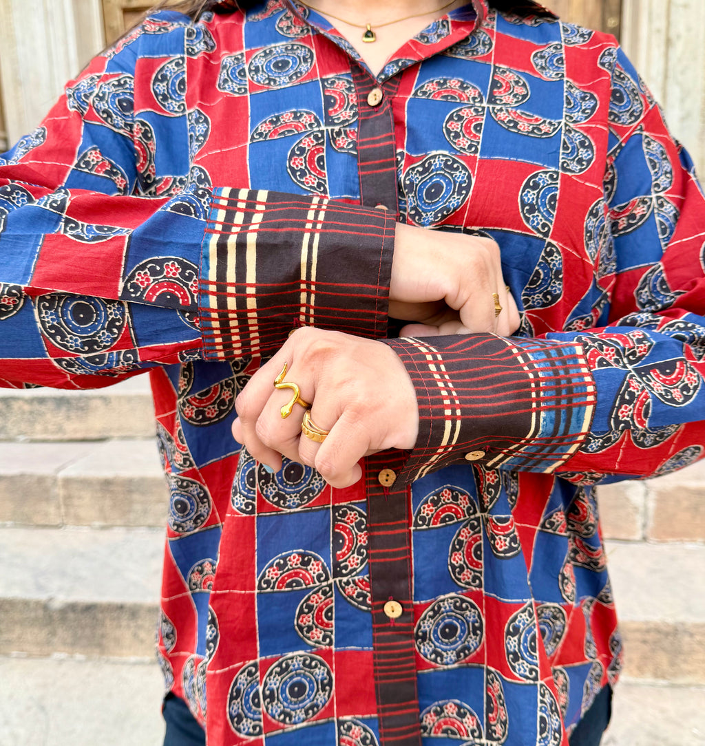 Mehfil Check Cotton Shirt