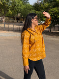 Mustard Grace Cotton Shirt