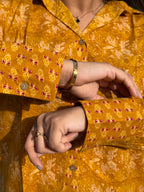 Mustard Grace Cotton Shirt