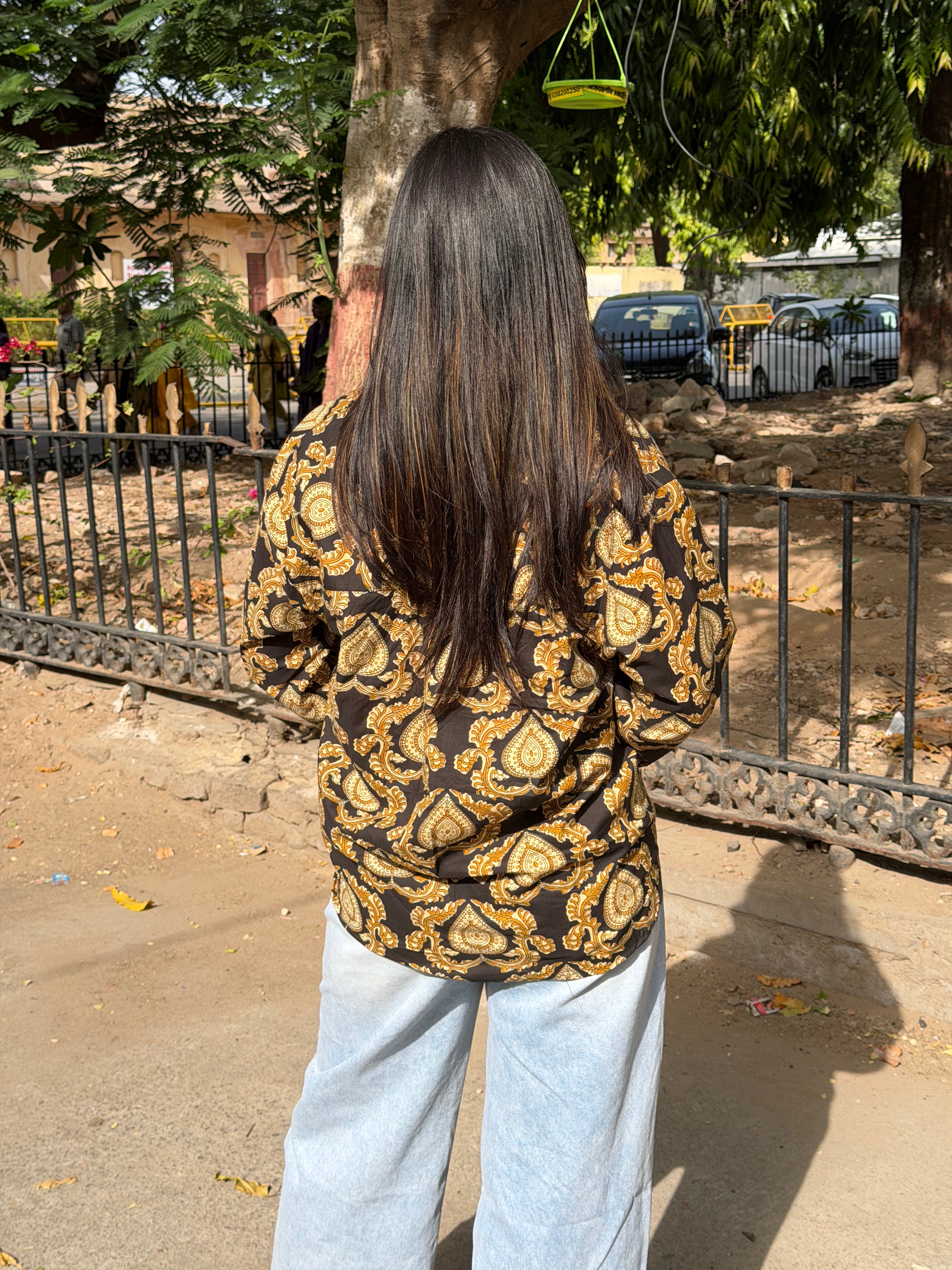 Rajwada Print Cotton Shirt